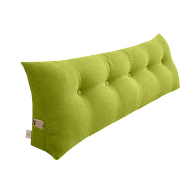NNEAGS 180cm Green Triangular Wedge Bed Pillow Headboard Backrest Bedside Tatami Cushion Home Decor-0