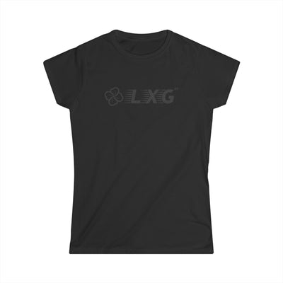 LXG AU Women's Blackout Tee — Tonal Chest Logo