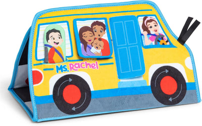 Tummy Time Activity Bus, Soft Folding Play Mat with Mirror | Sensory Toys for Interactive Play, High-Contrast Graphics, Baby Toys for Girls & Boys Ages 3 Months - 1+