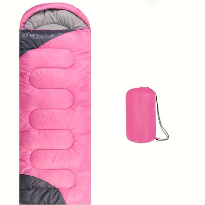 NNETM Rosy Four-Season Rectangular Sleeping Bag for Adults-0