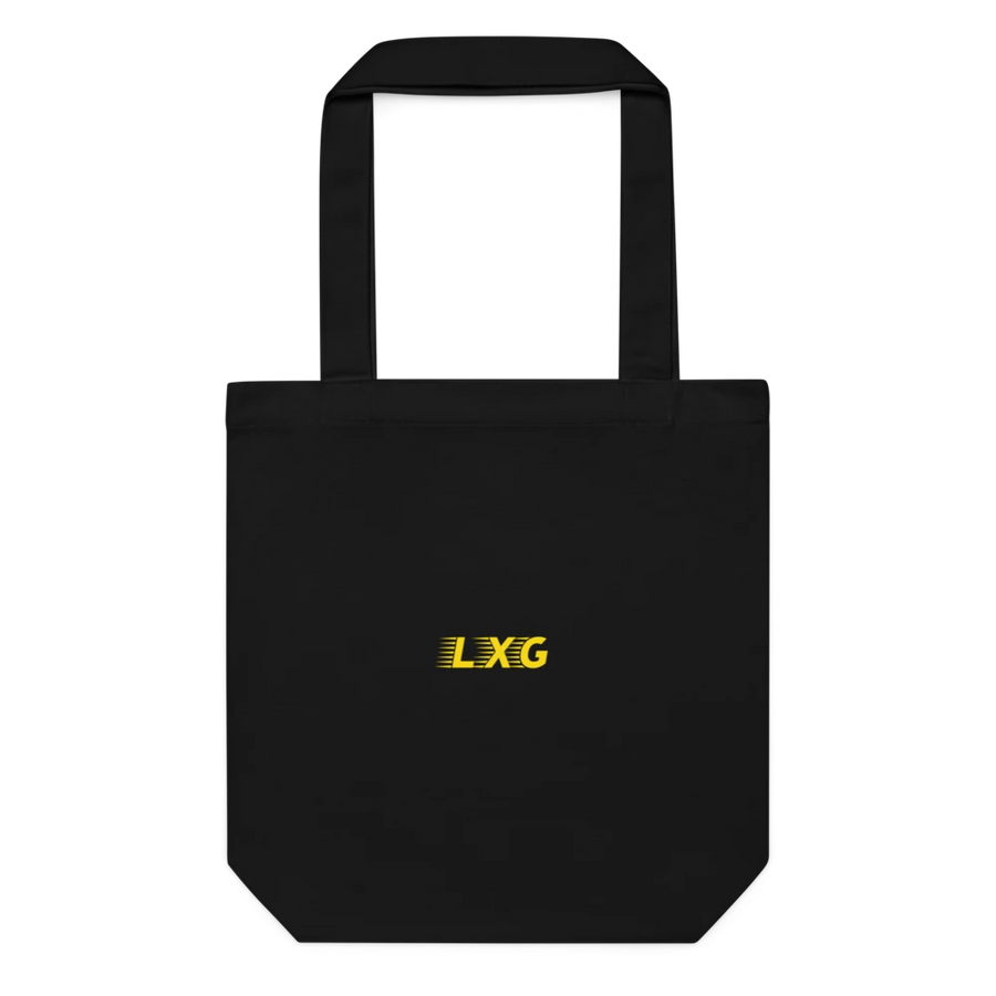 LXG AU Tote Bag — Blackout with gold LXG print