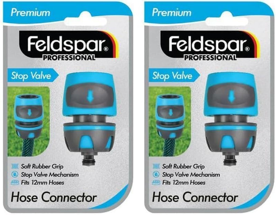 Hose Connectors with Stopper (Pack of 2)
