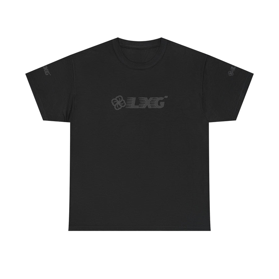 LXG AU Blackout Tee — Logo on Chest & Both Sleeves