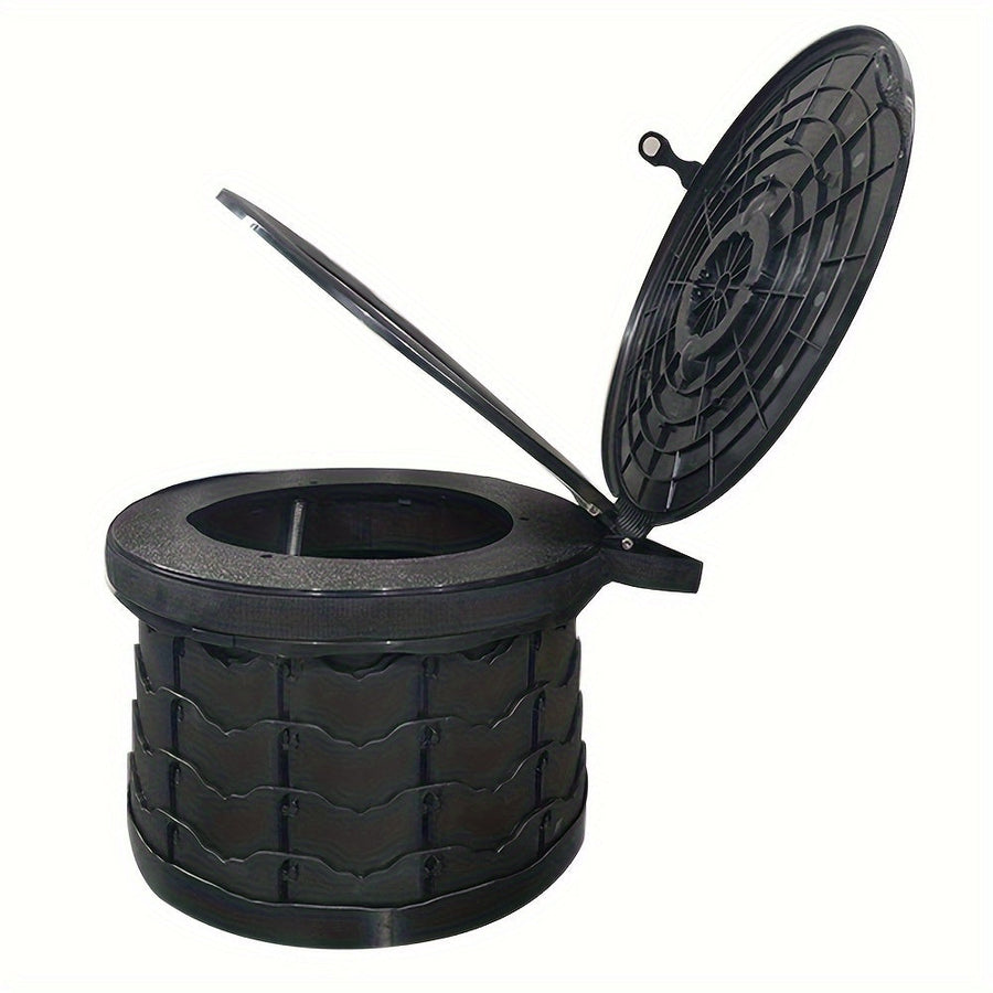 NNETM Camping Toilet Portable Foldable with Lid-0
