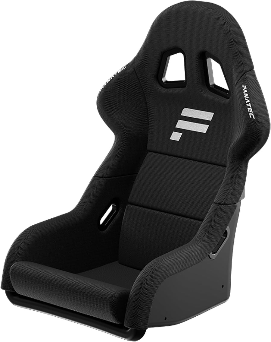 Clubsport GT Sim Racing Cockpit Seat – Rigid and Durable, Fiber-Reinforced Shell, Padded Foam, Breathable Fabric, Lumbar Support – Black