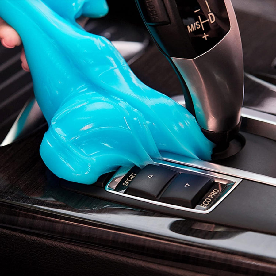 4 Pack 320G Car Cleaning Gel Kit Universal Detailing Automotive Dust Car Crevice Cleaner Slime Auto Air Vent Interior Detail Removal for Car Putty Cleaning Keyboard Cleaner Car Accessories Blue
