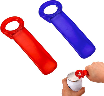 2Pcs Can Opener Manual, Plastic Tin Opener, Ergonomic Bottle Openers, Jar Gripper, Kitchen Gadgets