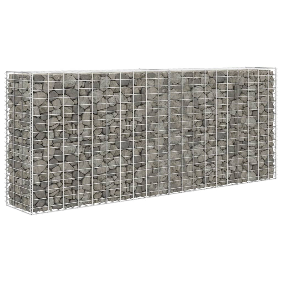 NNEVL Gabion Basket Galvanised Steel 85x30x200 cm-0
