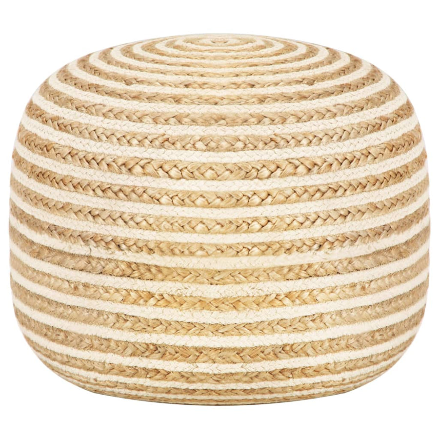 NNEVL Handmade Pouffe 45x30 cm Jute-0
