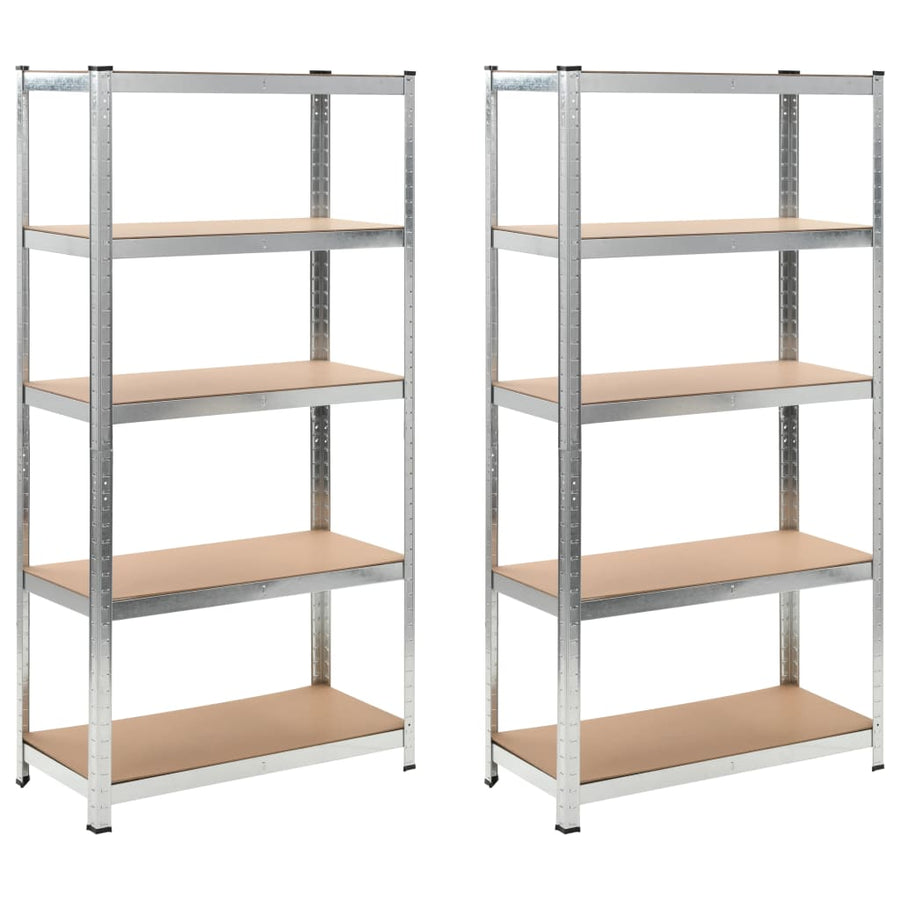 NNEVL Storage Shelves 2 pcs 90x40x180 cm MDF-0