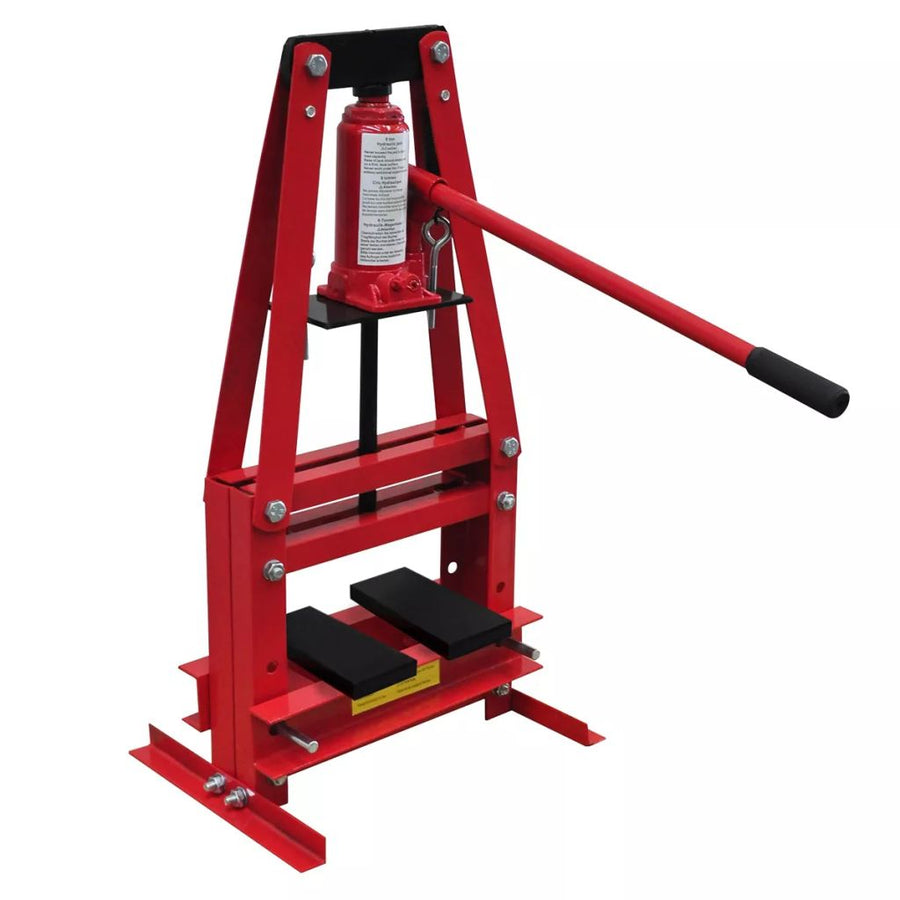 NNEVL 6-ton Hydraulic Heavy Duty Floor Shop Press-0
