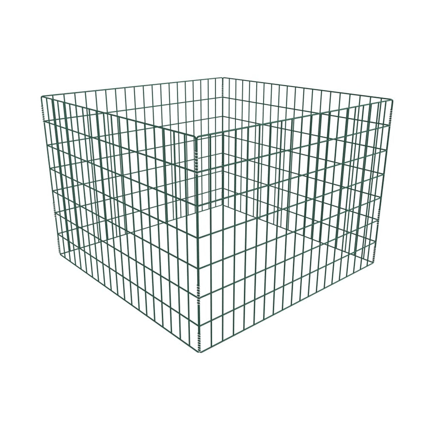 NNEVL Square Mesh Garden Composter 100 x 100 x 70 cm-0