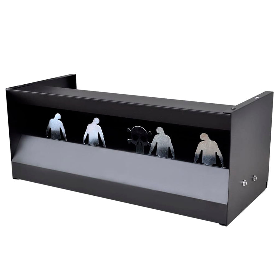 NNEVL Magnetic Knockdown Pellet Catcher Shooting Target Zombie Design-0