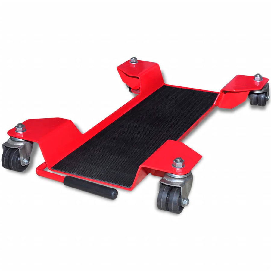 NNEVL Motorcycle Dolly Centre Stand Red-0