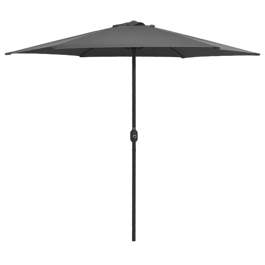 NNEVL Outdoor Parasol with Aluminium Pole 270x246 cm Anthracite-0