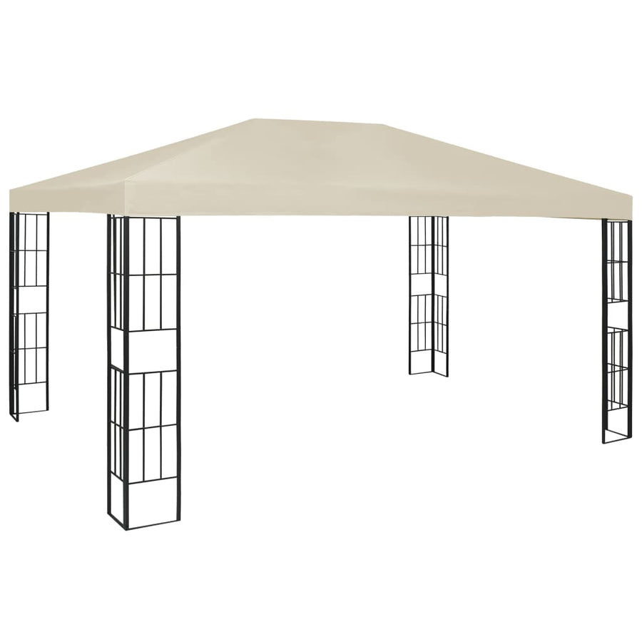 NNEVL Gazebo 3x4 m Cream-0