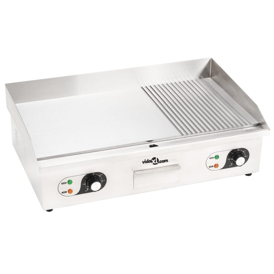 NNEVL Electric Griddle Stainless Steel 4400 W 71x43x23.5 cm-0