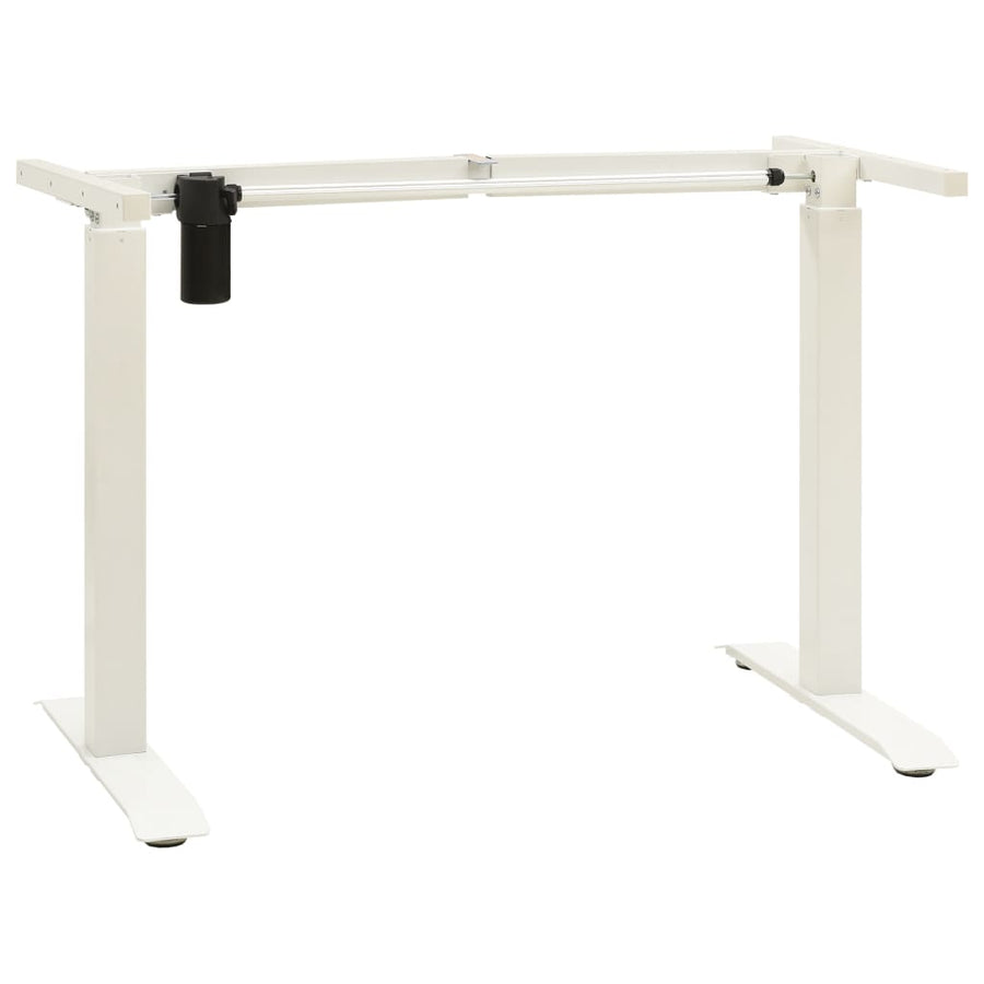 NNEVL Electric Motorised Standing Desk Frame Height Adjustable White-0