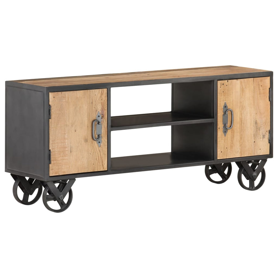 NNEVL TV Cabinet 110x30x49 cm Solid Reclaimed Wood-0