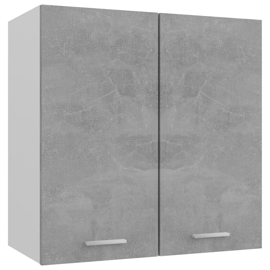 NNEVL Hanging Cabinet Concrete Grey 60x31x60 cm Chipboard-0