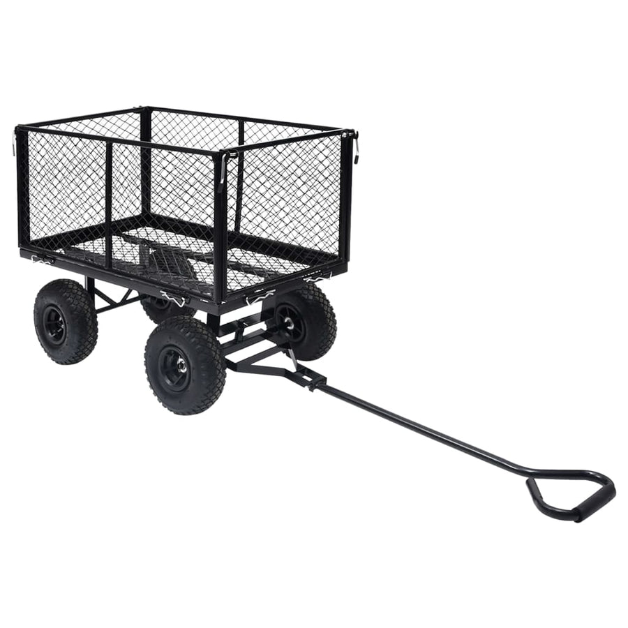 NNEVL Garden Hand Trolley Black 350 kg-0