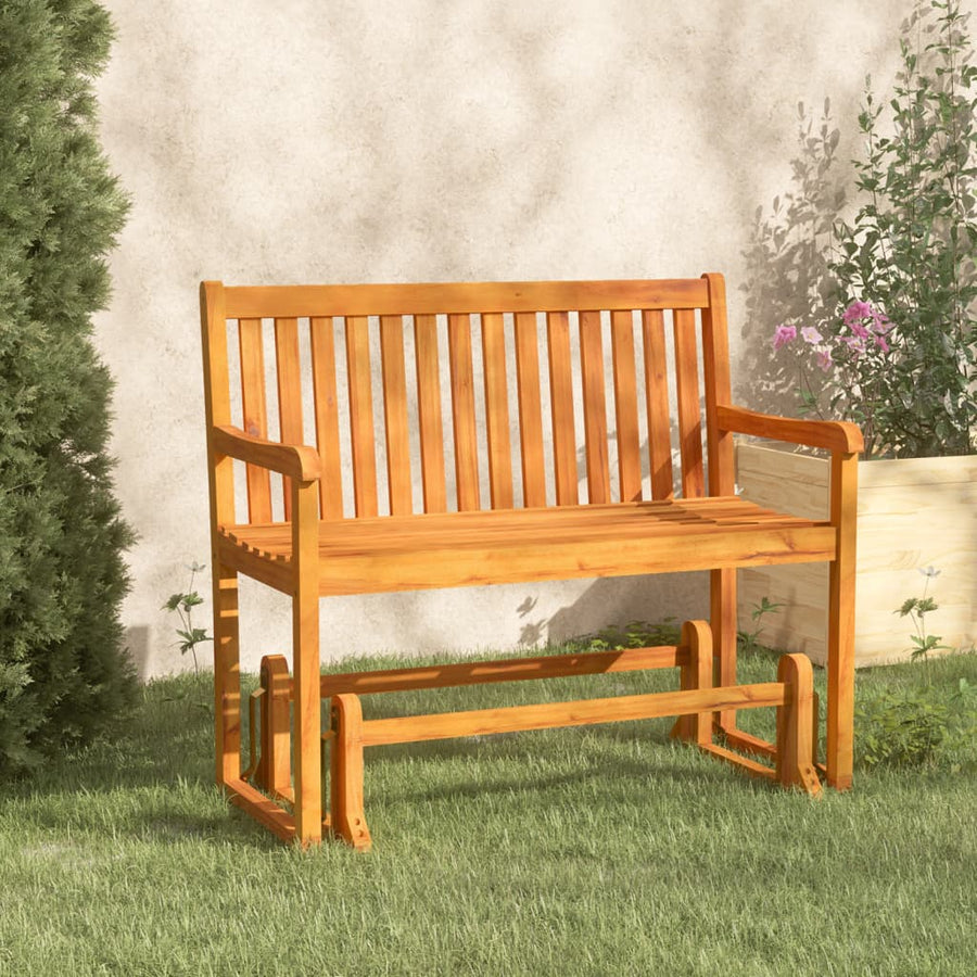 NNEVL Garden Swing Bench 110 cm Solid Acacia Wood-0