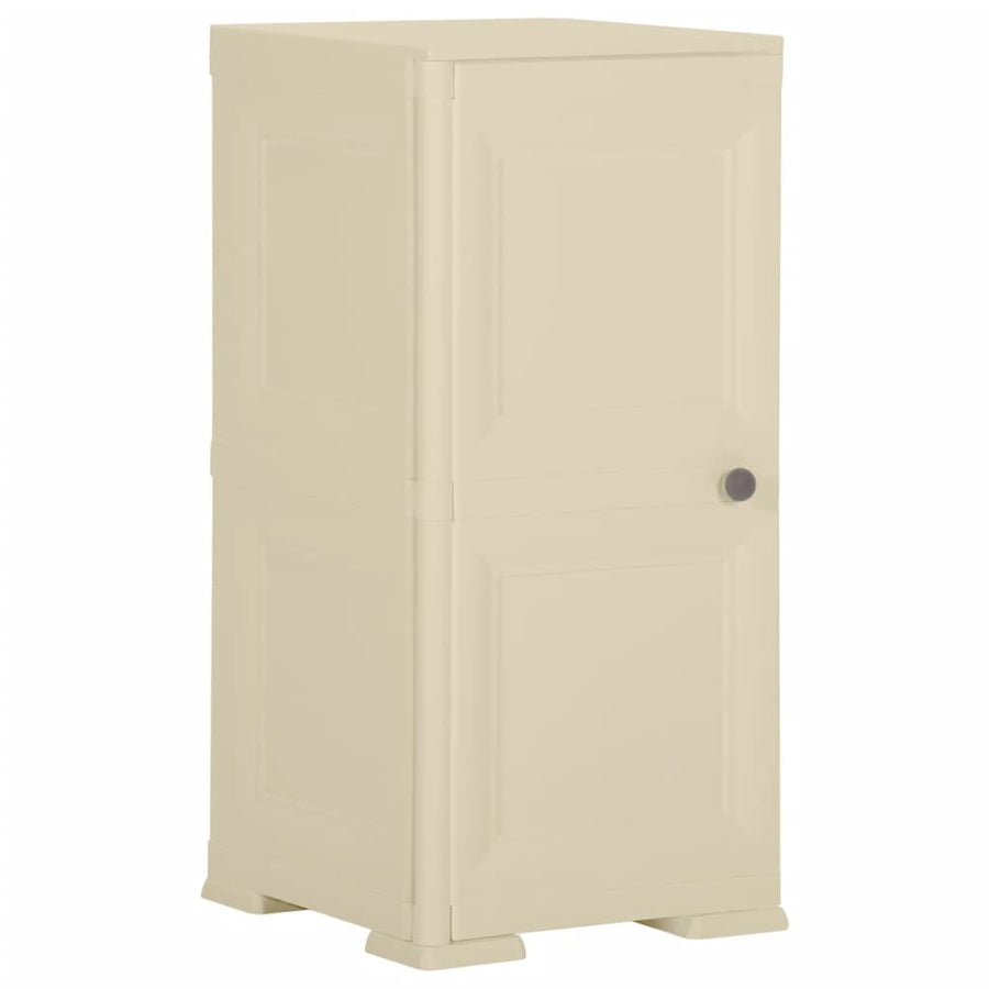 NNEVL Plastic Cabinet 40x43x85.5 cm Wood Design Angora White-0