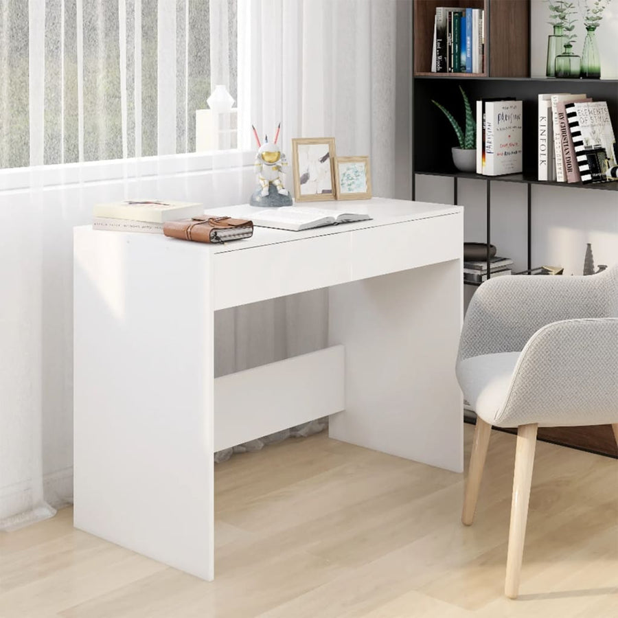 NNEVL Desk White 101x50x76.5 cm Engineered Wood-0