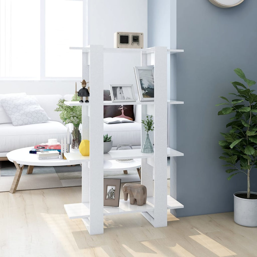 NNEVL Book Cabinet/Room Divider White 80x30x123.5 cm-0