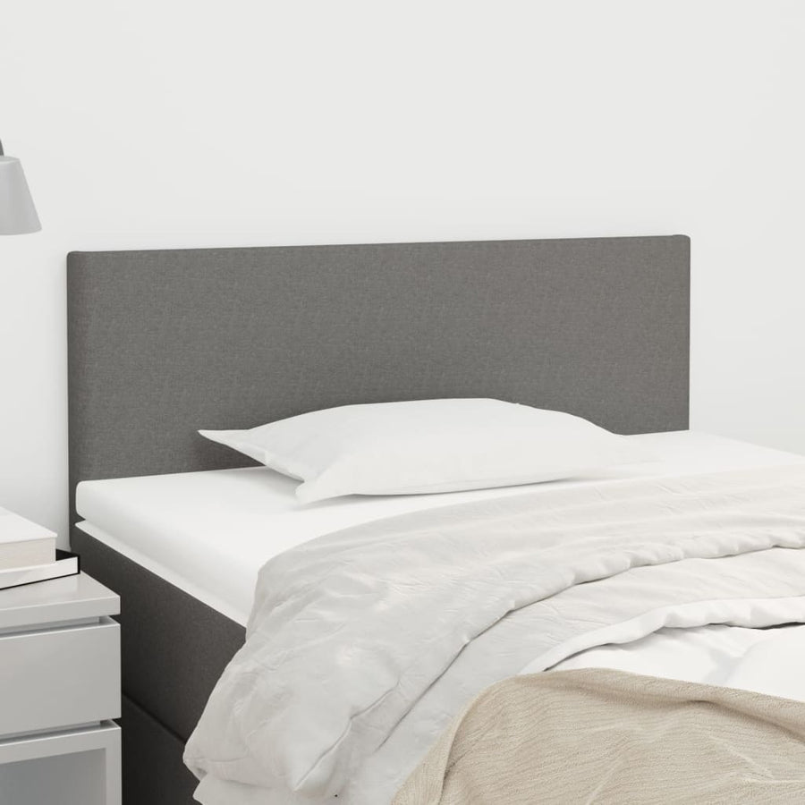 NNEVL Headboard Dark Grey 100 cm Fabric-0
