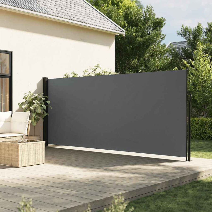 NNEVL Retractable Side Awning Anthracite 160x500 cm-0