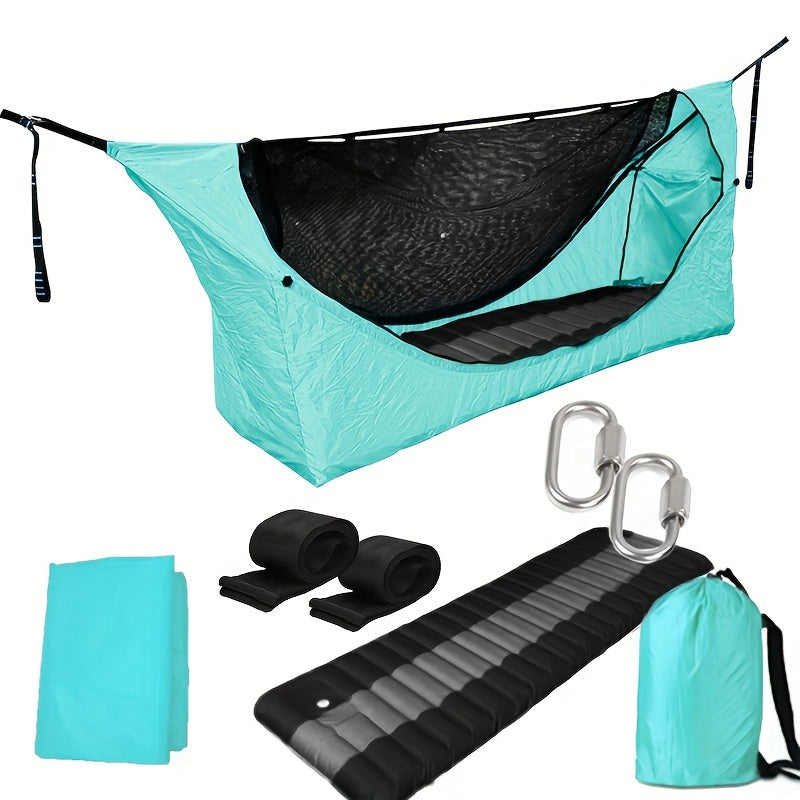 NNETM Outdoor Camping Hammock with Mosquito Net & Mattress-0