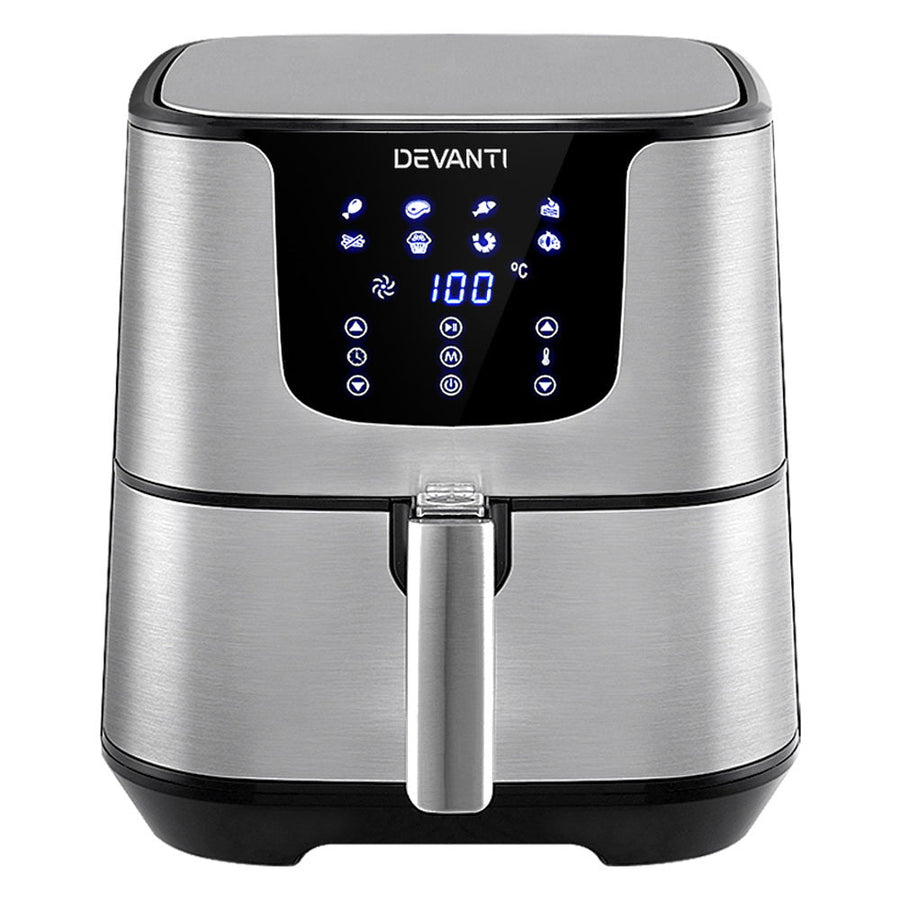 NNEDSZ Air Fryer 7L LCD Fryers Oil Free Oven Airfryer Kitchen Healthy Cooker-0