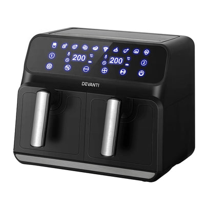 NNEDSZ Devanti Air Fryer 8L Dual Zone Fryers-0