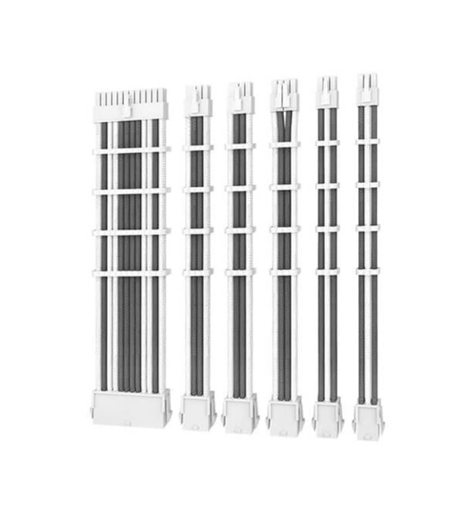 Antec (LSAntec CIP4 Cable Kit White Grey - 6 Pack