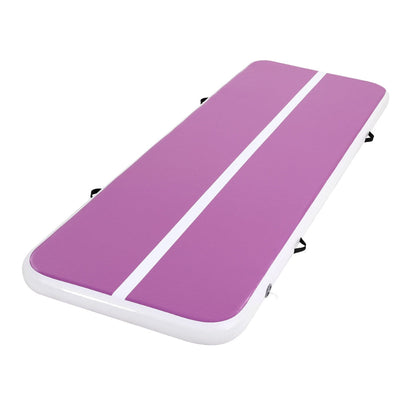 NNEDSZ Everfit 3M Air Track Gymnastics Tumbling Exercise Cheerleading Mat Inflatable Purple-0