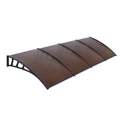NNEDSZ Window Door Awning Door Canopy Outdoor Patio Cover Shade 1.5mx4m DIY BR-0