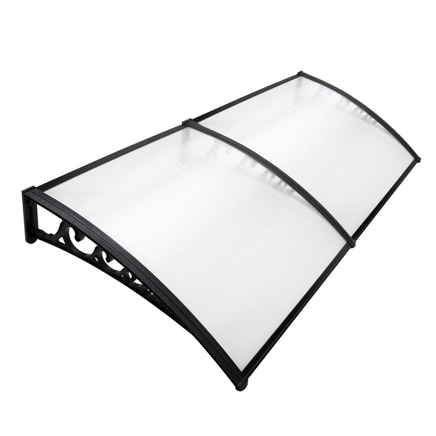 NNEDSZ 1X2.4M Window Door Awning Canopy Rain Cover Sun Shield-0