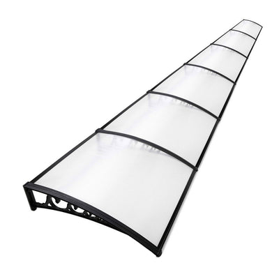 NNEDSZ Window Door Awning Door Canopy Patio UV Sun Shield WHITE 1mx6m DIY-0