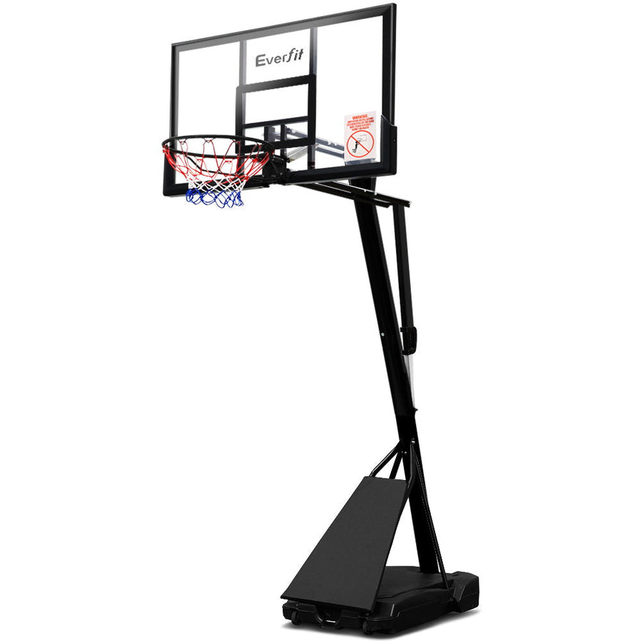 NNEDSZ Pro Portable Basketball Stand System Ring Hoop Net Height Adjustable 3.05M-0