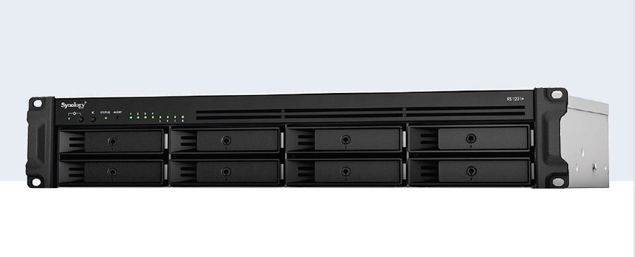 Synology RackStation RS1221+ 8 Bay NAS AMD RyzenTM V1500B quad-core 2.2 GHz 4G DDR4 Hot swappable 2xUSB