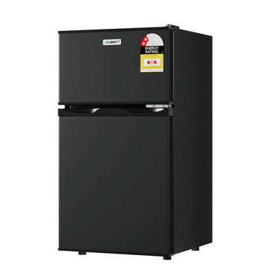 NNEDSZ 80L Bar Fridge Mini Freezer Refrigerator Black-0