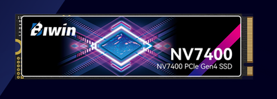 BIWIN NV7400-1TB-SSD M.2 NVMe PCIe4.0 Reading speed 7400MB/s Writing speed 6500MB/s BNV740001TB-RGX - 5 Year