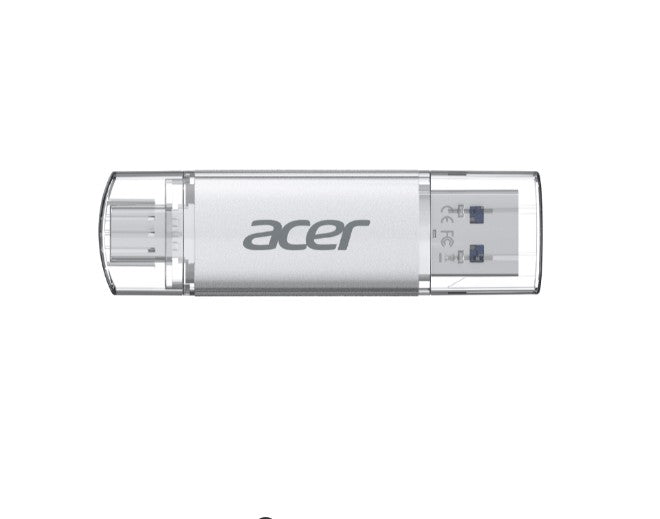 BIWIN Acer UT300 128GB USB Flash Drive PCBA USB3.0 Gen 1 Type-A/Type-C - 5 Year Warranty