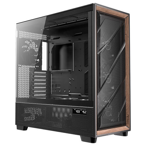 Antec FLUX PRO, E-ATX, Premium Walnut