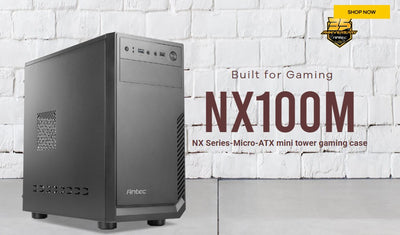 Antec NX100M mATX Business Office Case + True 450w Continuos PSU. 1x 5.25" ODD