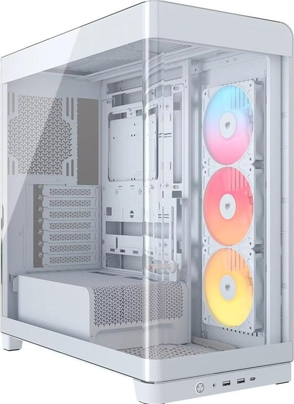Corsair FRAME 4500X RS-R ARGB Panoramic Glass Mid-Tower PC Case White: 460mm GPU