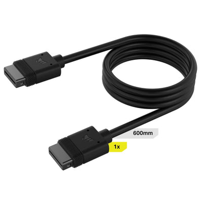 Corsair iCUE LINK Cable, 1x 600mm with Straight connectors