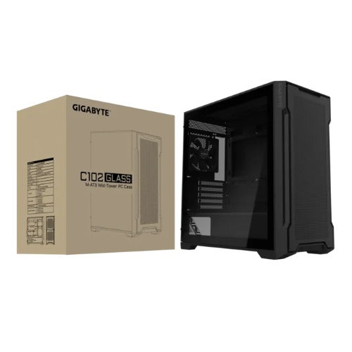 Gigabyte C102 GLASS BlackMid Tower case