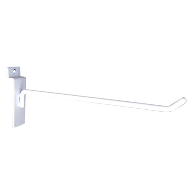 8ware Universal Hooks Peg Board for Slat Wall Grooved Panel for Retail Shop Cable Display Stand Shelf - 15cm x 3cm